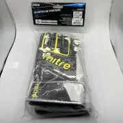 Mitre Pro Flex Goalkeeper Glove Adult Size 8 Goalkeeper Gloves Black/White/Neon