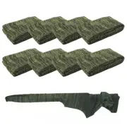 8 Pcs 140cm Rifle Shotgun Socks Gun Cover Bag Gun Sleeve Hunting Anti-Dust Pouch
