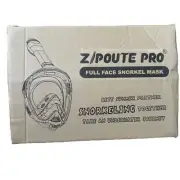 ZIPOUTE Pro Snorkel Mask Full Face Adult XL