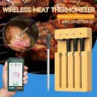 2024 Bluetooth Wireless Smart Meat Thermometer w/ APP 4 probe