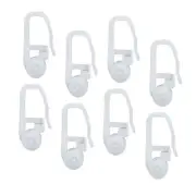 50 Pcs Wall Mount Track Hook Curtain Roller Hooks Curtain Clips