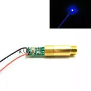 Industrial 450nm 100mW Blue Dot Laser Module Brass Housing 3.7V-4.2V 12x35mm