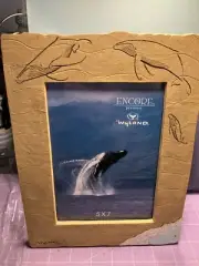 Vintage 2002 Wyland by Encore Humpback Whale 5 by 7 Picture Frame NIB
