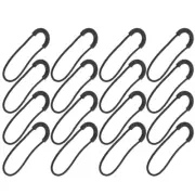 16 Pcs Zipper Pull Puller with Rope Pullers Replacement Fastener