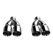 QTP 304SS Screamer Exhaust 3in Quad Tip Fits 15-18 Dodge Challenger 6.2L/6.4L