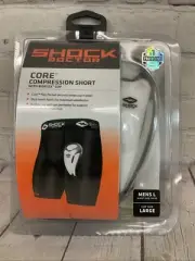 Shock Doctor Core Compression Shorts with Bioflex Cup Medium 32"-34" Black
