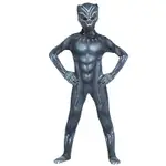 超級英雄黑豹緊身衣褲兒童萬聖節角色扮演面具服裝