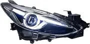 Car Front Lamps Compatible With Mazda 3 Axela 2014-2016 LED Auto Headlights Assembly Upgrade High Configure Projector Lens Car Accessories