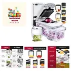 All-in-1 Vegetable Chopper, Mandoline Slicer & Cheese Grater - Multi Blade Fr...
