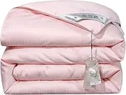JSEIAJB Warm Cotton Quilt Handmade Silkworm Silk Warm Quilt Three-Dimensional Fabric Winter Thick Quilt(E)