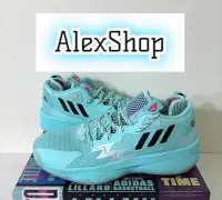 在飛比找Yahoo!奇摩拍賣優惠-艾力克斯 ADIDAS DAME 8 男 GZ6475 藍黑