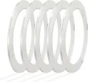uxcell Whiteboard Tape 3mm x 66m Pinstripe Graphic Chart Line Grid Marking Tapes for Classroom Office Dry Erase Board Art, Clear, Pack of 5
