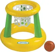 Intex - Floating Hoops 3, Incl Inflatable Pool Hoop and Basketball