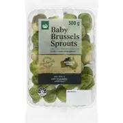 Woolworths Baby Brussels Sprouts Punnet 300g