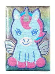 NEW! SMIGGLE Reversible Sequin Diary Journal Notebook A5 Cuticorn Unicorn