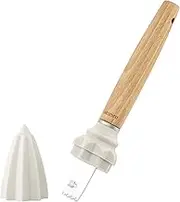 Wiltshire EAT Smart 2 in 1 Juicer and Zester, Lemon Squeezer with Built-in zester, Wooden Handle Kitchen Utensil, Durable Cooking Gadget (Colour: Brown, Cream)