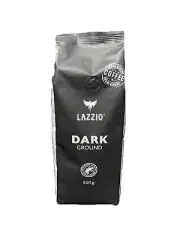 LAZZIO Coffee GROUND Dark Roast 500g - Coffee Espresso Ground