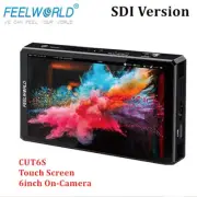 FEELWORLD CUT6S CUT6 6 inch SDI HDMI Camera Monitor Touch Screen HDR 1920*1080