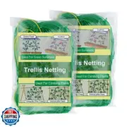Zivisk Pack of 2 Cucumber Tomato Trellis Netting, Heavy Duty Garden Netting f