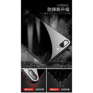 送保護貼 防刮玻璃背蓋i8 SE2 Plus手機防摔殼i7 Plus保護殼 iPhone X 6s 軟邊框透明殼 免背貼手機殼【樂天APP下單4%點數回饋】