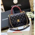 豆豆V潮包 CHANEL 香奈兒 COCO HANDLE FLAP 小型把手蜥蜴把手链带 單肩包 斜跨包 A92990