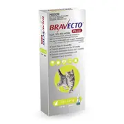 Bravecto Plus Kittens & Small Cats Spot-on Green 1.2-2.8kg 1 pack (3 months)