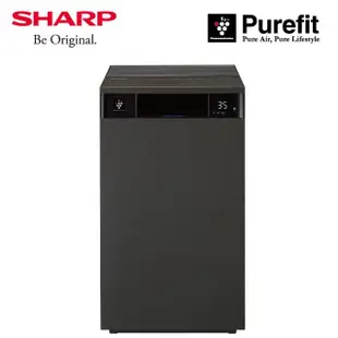 【SHARP 夏普】27坪 Purefit 空氣清淨機 檀木黑(FP-S90T-H)