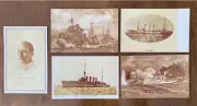 The Story Of Emden Ship WW1 ( Reproduction Postcards)