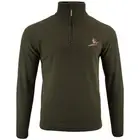 Jack Pyke Pheasant Motif Fleece Top Mens Hiking Hunting Fishing Polar Olive