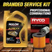 Ryco Oil Filter 5L APX5W30A5 Engine Oil Service Kit for Citroen Ds5 Ford Focus