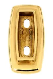 Alno A8989-PB Euro Bath Baseplate Polished Brass