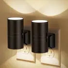Night Light Plug in to Wall, 2-Pack Dimmable LED Night Light with Dusk to Dawn