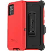 Case for Samsung Galaxy A32 5G OtterBox Defender Series + Holster, RED BLACK