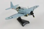 POSTAGE STAMP (PS5563-1) US NAVY SBD-3 "DAUNTLESS" 1:87 SCALE DIECAST MODEL