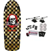 Powell Peralta Skateboard Complete OG Ripper Checker Gold Foil Old School Reiss