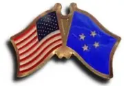Wholesale Pack of 50 USA American Micronesia Friendship Flag Hat Cap lapel Pin