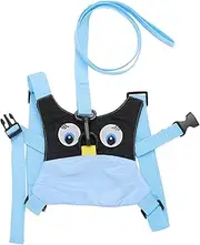 Kisangel Kids Anti Lost Leash Safety Harness Belt Strap Anti Lost Wrist Link Child Leash for Walking Child Leash Backpack for Girls Boys Sky- blue