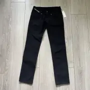 Diesel Matic J Pantalone Corduroy Kids 14 Black Low Rise Straight Leg