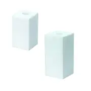 Square Glass Shade Small/Large Opal Superlux Lighting - Q630, Q634