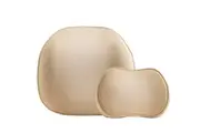 Car Lumbar Support Back Cushion Headrest Neck Pillow Kit for Seat Cushion Erognomic Design Universal Fit for Car Seat with Back Pain Relief-Brown