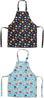 2pcs Children's Drawing Apron Bulk Aprons Kids Aprons for Boys Toddler Aprons Painting Smock Painting Apron Children Chef Aprons Kids Cooking Apron DIY Baking Apron Shoulder Strap