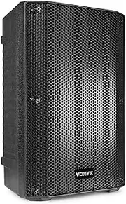VONYX VSA10BT Bi-Amplified 10 Inch 500Watt Powered Loudspeaker with Bluetooth | Amplified PA Speaker for Concert or Live Performances - Loud DJ Speaker