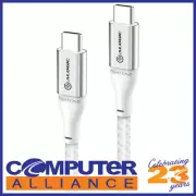 30cm ALOGIC USB 2.0 USB-C to USB-C - Male to Male - Silver ULCC2030-SLV