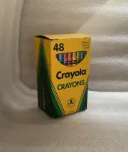Crayola Crayon 48 pack vintage 1988 new unopened RARE