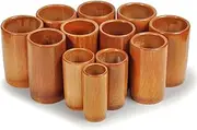 18/20/24 Cups Set Bamboo Cupping Set Traditional Fire Cupping Therapy Kit Moisture-Absorbing Cups for Spa Cupping Tools