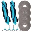 Efficient Mop Cloth and Side Brushes for Cecotec For Conga 20090 ProAI