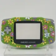 Flower Power GBA complete handheld housing shell Game boy backlit ips lcd