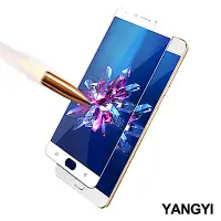 在飛比找Yahoo奇摩購物中心優惠-YANGYI揚邑 OPPO R9 Plus 6吋 滿版鋼化玻