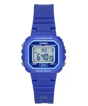 Casio Illuminator Quartz LA-20WH-2A Ladies Watch Digital Alarm Chrono Stopwatch LED Light Calendar Resin Strap