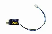 NEW DCC Concepts Zen Blue+ Decoder : NEM651 6-Pin Direct w/ 2 Function